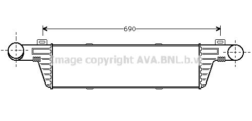 AVA QUALITY COOLING Интеркулер MSA4224